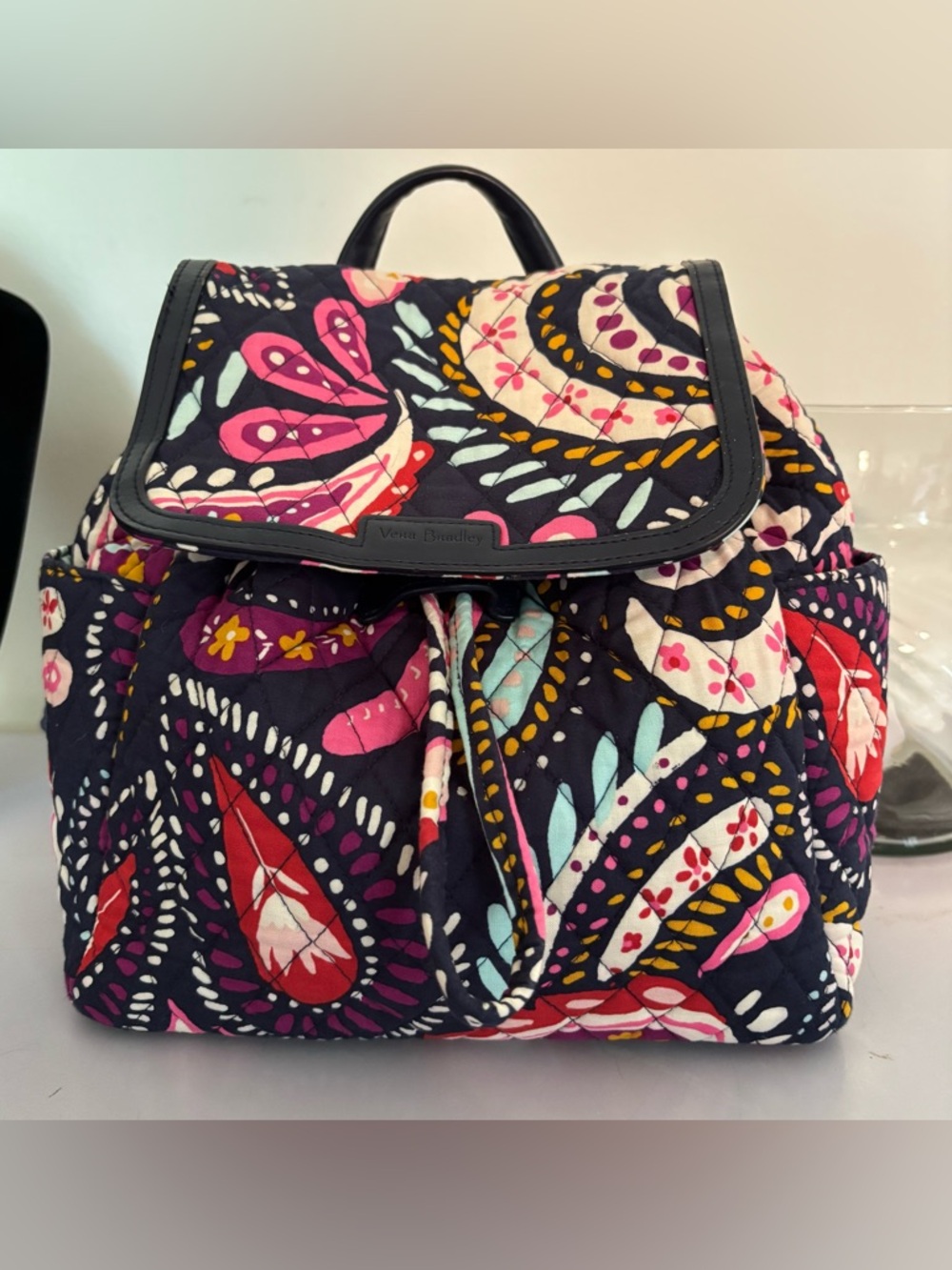 Vera Bradley Fashion Backpack in Painted Paisley